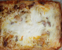 Macarrão parafuso à dois molhos