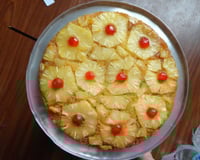 Bolo de abacaxi caramelizado