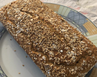 Pão sem glúten com farinha de arroz