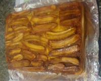Bolo de banana caramelizada