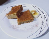 Bolo de banana com canela