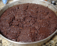 Bolo de chocolate crocante