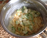 Macarronada com abobrinha