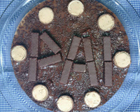 Pavê de creme de avelã e bombom