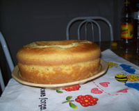 Bolo simples de fubá