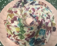 Gelatina colorida simples