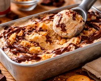 O sorvete caseiro de biscoito com ganache que não precisa de batedeira e lembra sobremesa de casa de mãe