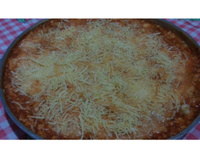 Bolo de batata com creme de leite da Aline