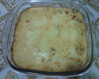 Fricassê de carne moída com requeijão