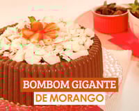 Bombom gigante de morango 