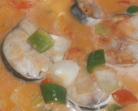 Pintado ao leite de coco