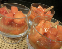 Doce de abóbora em pedaços