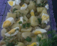 Salada de bacalhau com batata