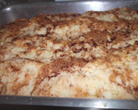 Torta de banana com farofa