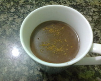 Chocolate quente sem leite ou leite condensado