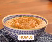 Pasta de grão de bico (homus)