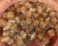 Doce de mamão verde em cubinhos