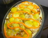 Frango cremoso com batata