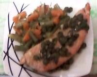 Salmão com alcaparras - By Danilo