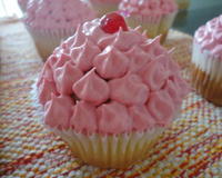 Cupcake de laranja delicioso