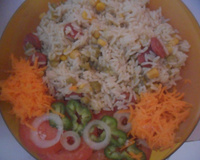 Arroz de panela de pressão da Josi