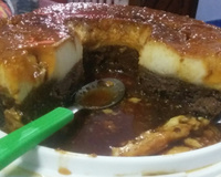 Bolo pudim de chocolate