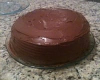 Bolo de iogurte e creme de avelã