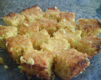 Bolo de espiga de milho verde