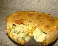 Torta salgada 2 recheios