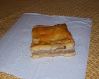 Torta prática de hamburguer e pão de forma