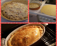 Empadão de frango cremoso