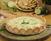 Torta de limão com chocolate branco