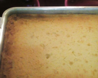 Bolo cremoso de aipim