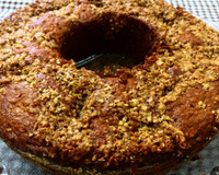 Bolo de banana com aveia