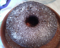 Bolo de chocolate com coco