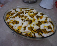 Pavê mousse de maracujá