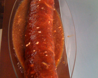 Delicioso rocambole de carne