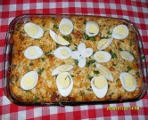 Arroz de forno à carbonara da Marta