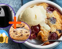 Cookie na airfryer pronto em menos de 15 minutos é o lanche perfeito para a família toda