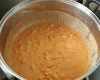 Estrogonofe de camarão