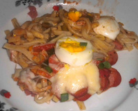 Macarrão espaguete ao forno