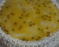 Bolo mousse de maracujá