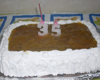 Bolo delicioso de mousse de maracujá