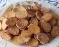 Rabanada simples finalizada com açúcar e canela