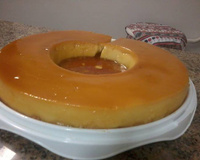 Pudim de coco caseiro