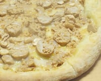 Pizza de paçoca cremosa