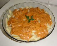 Macarrão penne ao queijo  gorgonzola