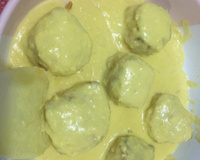 Medalhão de frango ao molho de milho