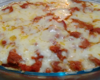 Lingüiça com mandioca