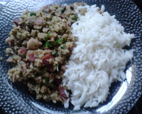 Feijão de corda farofado